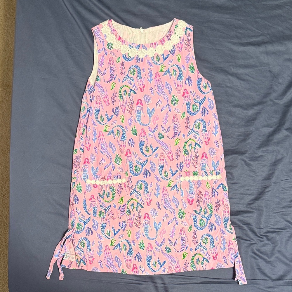 Lilly Pulitzer Pink Mermaid Print Dress